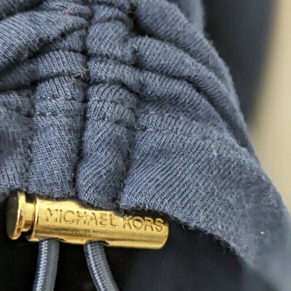 MICHAEL KORS Women's Stretch Knit Polo Dress Size Small Black - Picture 5 of 9